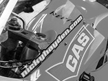Detalle del logo Nicky Hayden de la moto