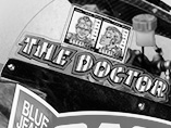 Detalle del logo The Doctor de la moto