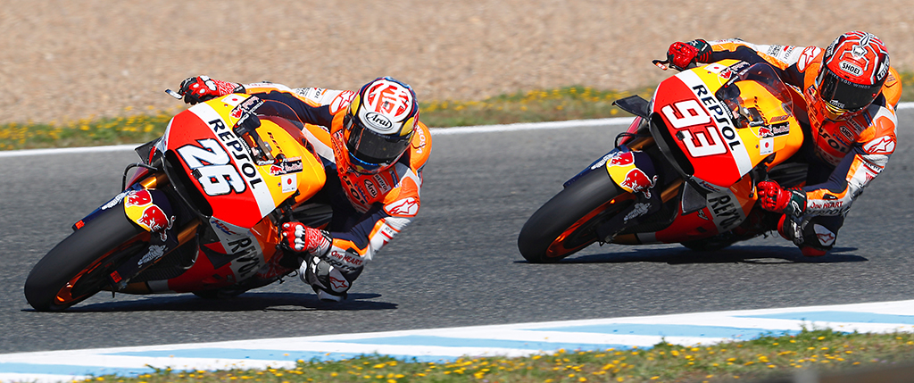 Marc Márquez y Dani Pedrosa
